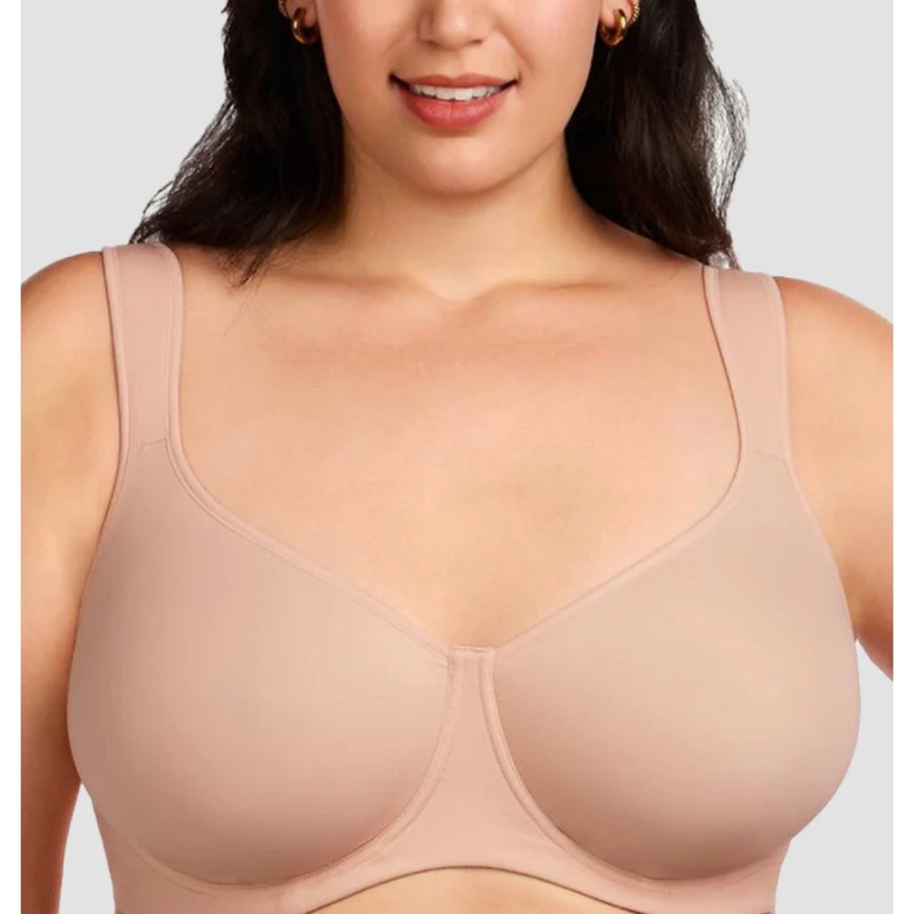 SHECURVE- SOFT PLUS SIZE FULL COVERAGE UNLINED MINIMIZER BRA